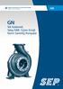 Goksan Pump Industry INC. Tek Kademeli, Yatay Milli, Uçtan Emişli Norm Santrifüj Pompalar