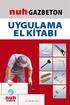 UYGULAMA EL KİTABI. www.nuhyapi.com.tr