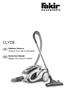 CLYDE. Kullanım Kılavuzu Torbasız Kuru Vakum Süpürgesi. Instruction Manual Bagless Dry Vacuum Cleaner