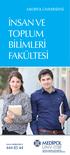 MEDİPOL ÜNİVERSİTESİ İNSAN VE TOPLUM BİLİMLERİ FAKÜLTESİ