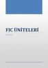 FIC ÜNİTELERİ. Orhan KURT