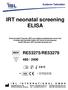 IRT neonatal screening ELISA