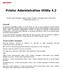 Printer Administration Utility 4.2