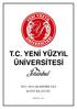 2013-2014 AKADEMİK YILI KAYIT KILAVUZU