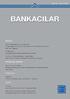 BANKACILAR Yayın türü : Yerel süreli Basım yeri : İstanbul Yılı : 20 Sayısı : 70 - Eylül 2009. Bankacılar Dergisi