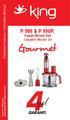 P 996 & P 996R Komple Blender Seti Complete Blender Set