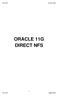 ORACLE 11G DIRECT NFS