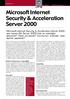 Microsoft Internet Security & Acceleration Server 2000