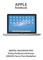 APPLE Notebook MacBook Pro MODEL: MACBOOK PRO Türkçe Kullanma Kılavuzu (MDXXX Serisi Tüm Modeller)
