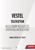 VESTEL TELEViZYON KULLANIM KILAVUZU OPERATING INSTRUCTIONS SMART 42PF7175 42 LED TV
