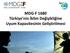 MDG-F 1680 Türkiye nin İklim Değişikliğine Uyum Kapasitesinin Geliştirilmesi