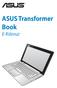 ASUS Transformer Book E-Kılavuz
