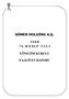 SÜMER HOLDİNG A.Ş. 2 0 0 8 7 6. H E SA P Y I L I YÖNETİM KURULU FAALİYET RAPORU