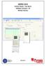 MATRIX 6/816. Kontrol Paneli + Tuş Takımı Software Versiyon 1.34 Montaj Kılavuzu RINS546-7