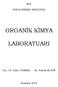 ORGANİK KİMYA LABORATUARI