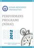 ADNAN MENDERES ÜNİVERSİTESİ PERFORMANS PROGRAMI (NİHAİ)