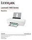 Lexmark 1400 Series. Başlarken