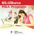 BİLGİBursa MBA Programı