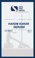 İçindekiler. I. Karayolları Motorlu Araçlar Zorunlu Mali Sorumluluk (Trafik) Sigortası Poliçesinden Doğan Uyuşmazlıklar Hakkındaki Kararlar...