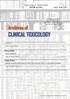 CLINICAL TOXICOLOGY. Archives of ISSN: 2148-5313. CİLT 1 Sayı: 2 - EYLÜL 2014 www.tfd.org.tr/ktcg