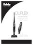 DUPLEX. Dik fiarjli Süpürge Rechargeable Stick Vacuum Cleaner. Instruction Manual Kullan m K lavuzu