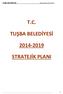 TUŞBA BELEDİYESİ Stratejik Plan 2014-2019 T.C. TUŞBA BELEDİYESİ 2014-2019 STRATEJİK PLANI