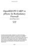 OpenBSD PF CARP ve pfsync ile Redundancy Firewall
