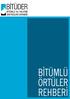 BİTÜMLÜ ÖRTÜLER REHBERİ