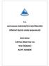 T.C. ADIYAMAN ÜNİVERSİTESİ REKTÖRLÜĞÜ ÖĞRENCİ İŞLERİ DAİRE BAŞKANLIĞI 2015-2016 EĞİTİM-ÖĞRETİM YILI YENİ ÖĞRENCİ KAYIT REHBERİ