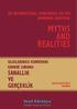 MYTHS AND REALITIES SANALLIK VE GERÇEKLİK AN INTERNATIONAL CONFERENCE ON THE ARMENIAN QUESTION: ULUSLARARASI KONFERANS ERMENİ SORUNU: