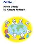 Nitto Grubu İş Ahlakı Rehberi