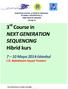 3 rd Course in NEXT GENERATION SEQUENCING Hibrid kurs