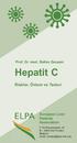 Hepatit C. Riskler, Önlem ve Tedavi. Prof. Dr. med. Stefan Zeuzem. European Liver Patients Association