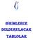 BİRİMLERCE DOLDURULACAK TABLOLAR