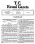 T.C. Resim Gazete KANUNLAR PERŞEMBE. Kuruluş tarihi: 7 Ekim 1336-1920 18 MART 1954. Sayı: 8661