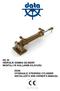 DS50 HYDRAULIC STEERING CYLINDER INSTALLER S AND OWNER S MANUAL