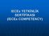 IECEx YETKİNLİK SERTİFİKASI (IECEx COMPETENCY)