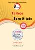 Okula Yardımcı TEOG Sınavına Hazırlık. 8.Sınıf. Türkçe. Soru Kitabı TEOG 1. ÜNİTE. Kelime Düzeyinde Anlam ALİ PEHLİVAN PALME YAYINCILIK