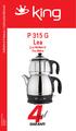 P 315 G Lea Çay Makinesi Tea Maker