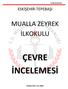 ÇEVRE İNCELEMESİ ESKİŞEHİR-TEPEBAŞI MUALLA ZEYREK İLKOKULU ÇEVRE İNCELEMESİ. HAZIRLAYAN: Cem ÖNER