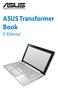 ASUS Transformer Book E-Kılavuz