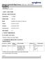 Malzeme Güvenlik Bilgi Formu / (EC) No. 1907/2006 KLERAT Versiyon. 8 Revizyon tarihi: 13.12.2011