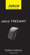 Jabra FREEWAY. Kullanım kılavuzu. www.jabra.com