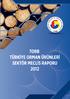 TOBB Türkiye Orman Ürünleri Sektör Meclis Raporu 2012