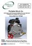 Portable Winch Co. PORTABLE CAPSTAN GAS-POWERED PULLING WINCHES TM PCW5000 and PCW5000-HS (Yüksek Hızlı) KULLANICI EL KİTABI