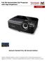 Full HD Networkable DLP Projector with High Brightness