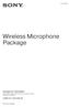 Wireless Microphone Package