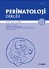 Perinatal T p Vakf ad na Sahibi Prof. Dr. Cihat fien. Sorumlu Yaz flleri Müdürü Prof. Dr. Murat Yayla