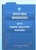 Strateji Geliştirme Daire Başkanlığı-2014 www.beu.edu.tr