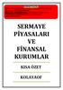 SERMAYE PİYASALARI VE FİNANSAL KURUMLAR